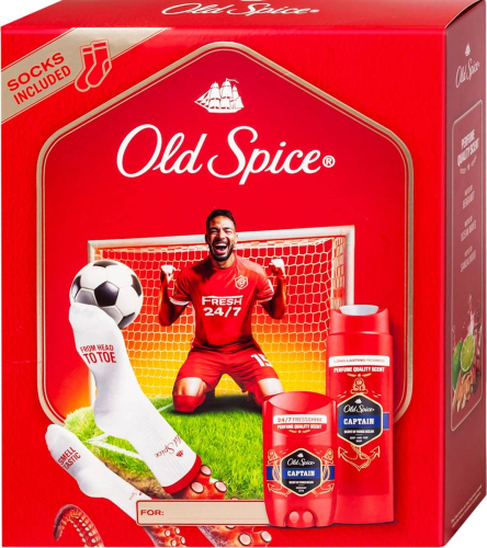 OLD SPICE GIFTSET 25 CAPTAIN ST+SG+SOCK