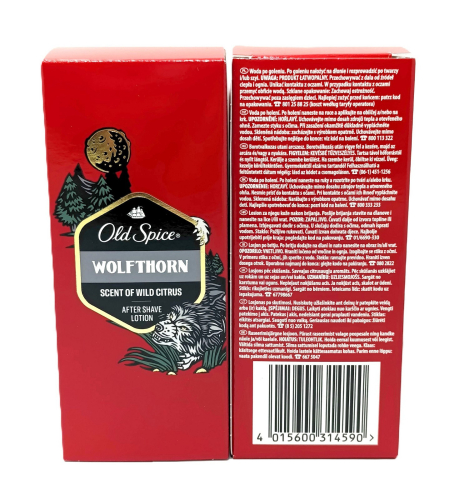 OLD SPICE ash 100ml WOLFTHORN