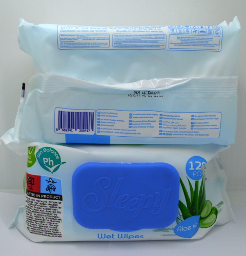 SLEEPY vlazne maramice120/1- Aloe Vera