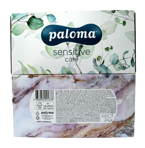 PALOMA kozmeticke maramice 100/1 2sl sensitive care