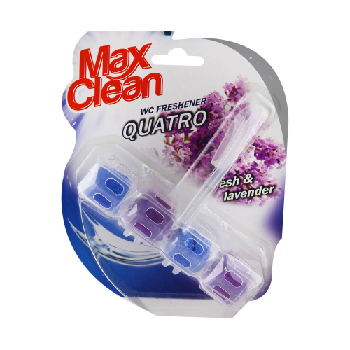 MAX CLEAN WC QUATRO FRESH LAVANDER 3X50G