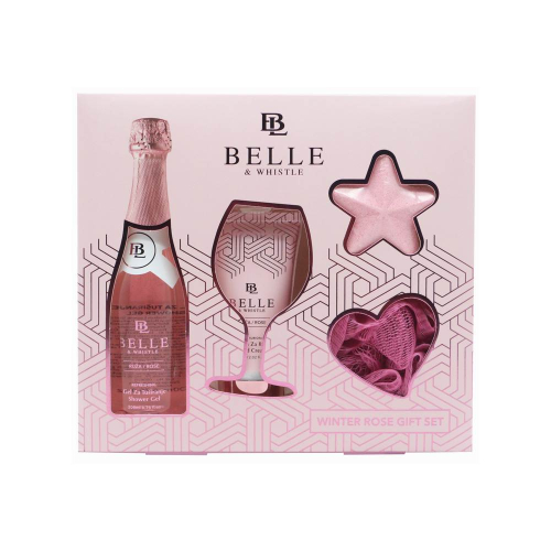 BELLE SET SAMPANJAC PINK ZA NEGU I KUPANJE 4/1 SKBM 35448