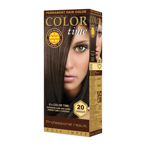 COLOR TIME FARBA ZA KOSU 20 COKOLADA
