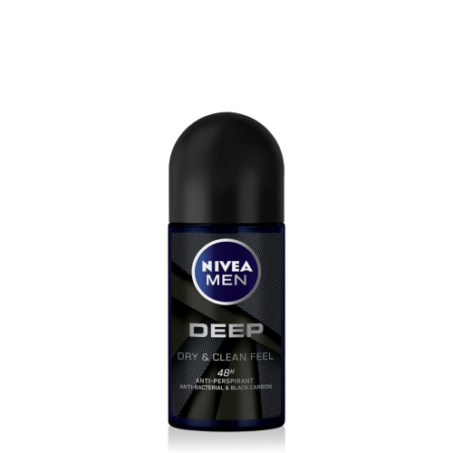 DEO NIVEA ROLL ON M.DEEP CARBON DARK 50ML
