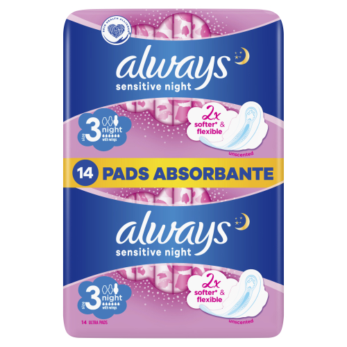 ALWAYS ULOSCI SENSI NOC S3 DUO 14 KOM