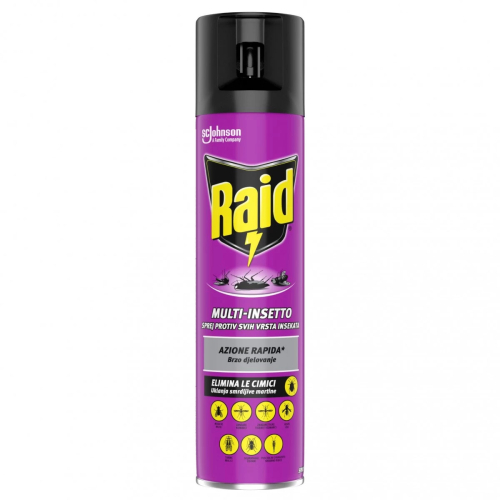 Raid sprej za sve vrste insekata 400ml