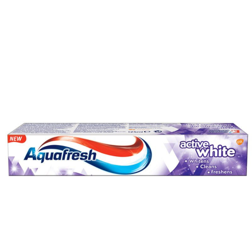 AQUAFRESH PASTA 125ML ACTIVE WHITE