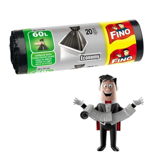 FINO KESE ZA SMECE HD 60L 20KOM