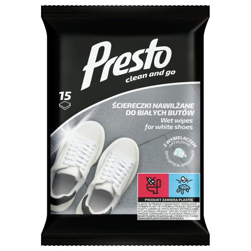 Presto mar.za čišć. bele obuće 15kom
