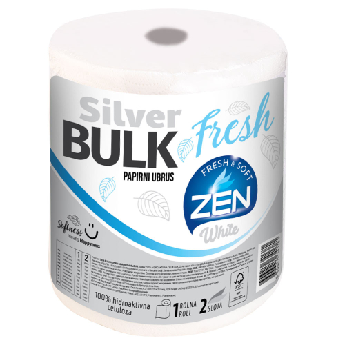 ZEN PAPIRNI UBRUS SILVER 2SL