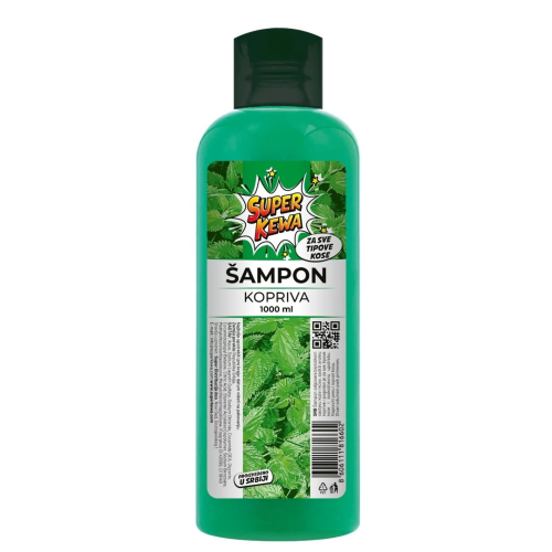SUPER KEWA SAMPON ZA KOSU 1000ML KOPRIVA