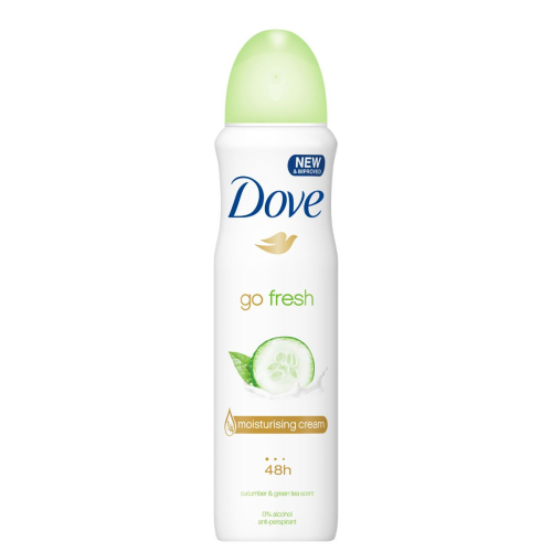 DOVE DEO W.GO FRESH CUCUMBER GR.TEA 150ML