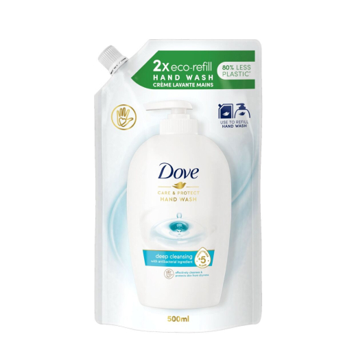 DOVE TEC.SAP. REF. 500ML CARE/PROTECT