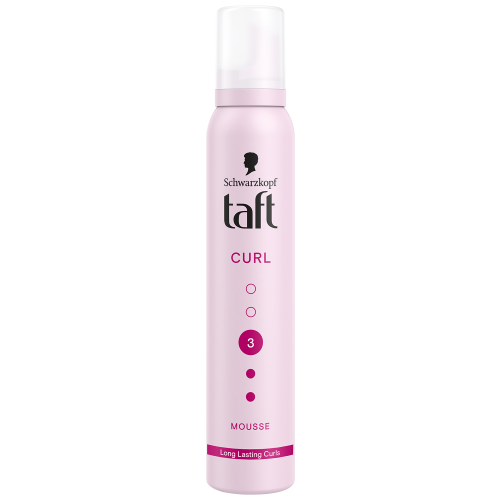 TAFT PENA CURLY ROZA 200ML