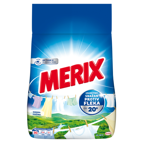 MERIX MOUNTAIN FRESH PWD 30WL/2,25KG