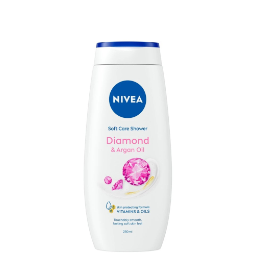 Nivea dush gel 250ml W-DIAMOND ARGAN OIL