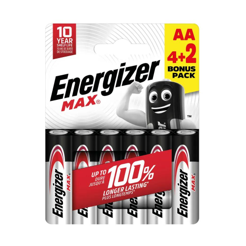 ENERGIZER MAX AA 4+2 