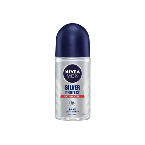 NIVEA ROLL 50ML-SILVER PROTECT