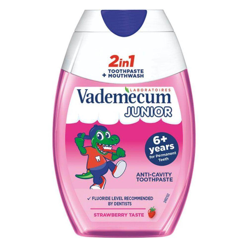 Vademecum Junior Pink 6+ Strawberry 75ml NOVO