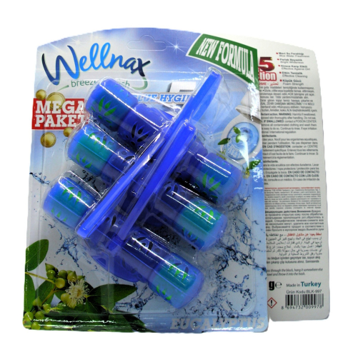 WELLNAX WC KUGLICE 3X50G BLUE EUCALYPTUS