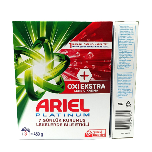 ARIEL 450g PLATINUM -OXY EXTRA