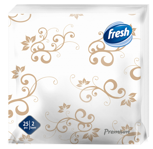 FRESH DEKOR SALVETA BELA 25/1