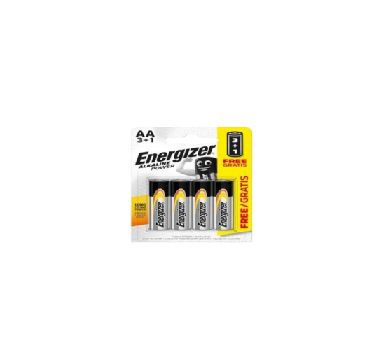 ENERGIZER ALKALNE BATERIJE AA 3+1 4KOM