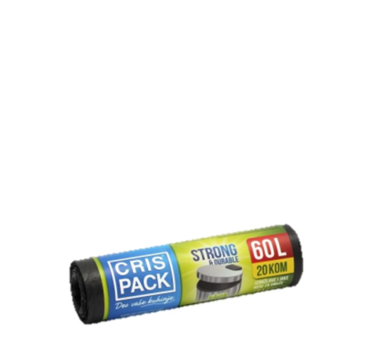 CRIS PACK-KESE ZA SMECE BEZ TRAKE 60L 20KOM