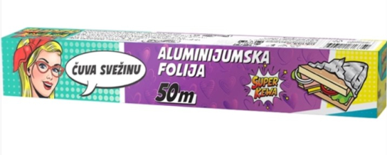 SUPER KEWA ALUMINIJUMSKA FOLIJA 50M (10 MIKRONA) (25)