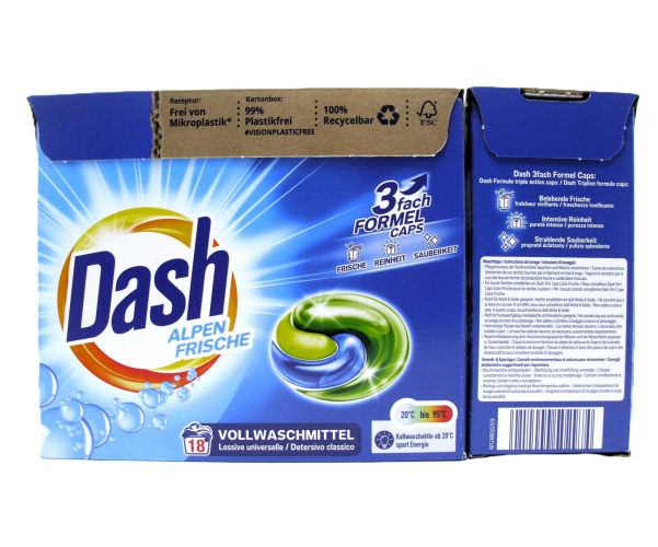 DASH kapsule 18/1-ALPEN FRESH