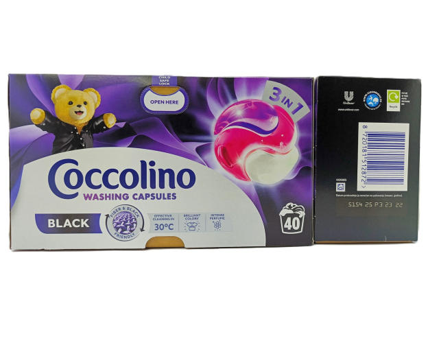COCCOLINO kapsule 40/1 BLACK