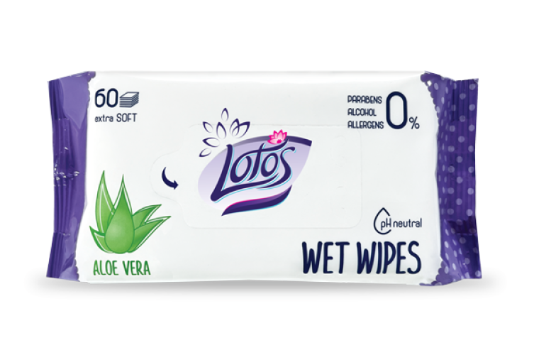 LOTOS VLAZNE MARAMICE 60/1 ALOE VERA