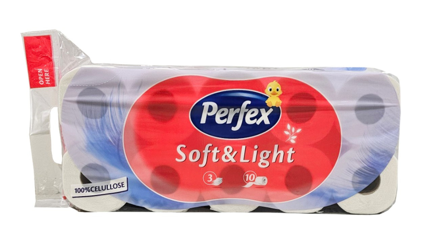 TOALET PAPIR PERFEX 10/1 M-TROSLOJNI