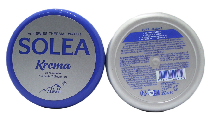 SOLEA KREMA CUP PLASTIC 250ML POFF