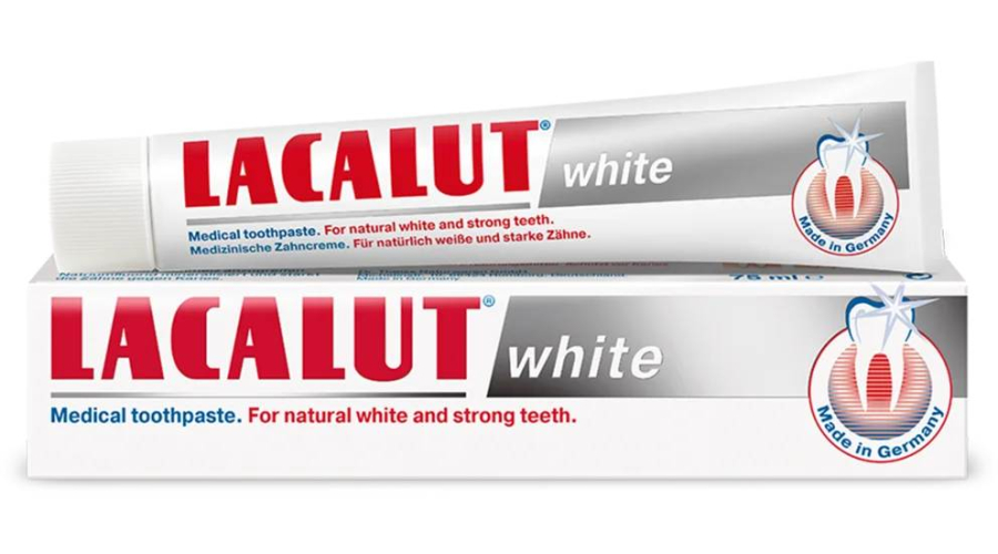 LACALUT WHITE PASTA 75ML+KONAC GRATIS